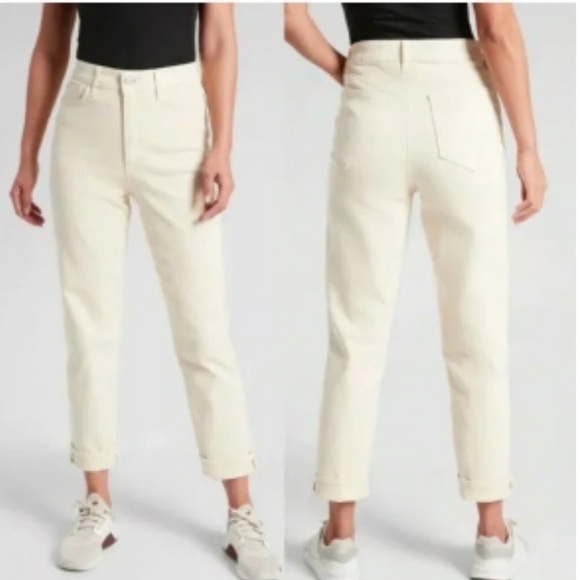 Athleta Sculptek High Waist Straight Leg Ankle Bone Skinny Jean Sz 12 Stretchy - Picture 12 of 12